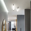 Ideal Lux Loftlampe BINOMIO4-flammer G9 IP20, sort dæmpbar