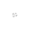 ceiling luminaire SPIKE PL1 ROUND GX53 down, round, rigid GX53 IP20