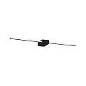 wall luminaire THEO 75 IP20, black 