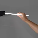 Ideal Lux wall luminaire THEO 115 IP20, black 