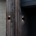 Ideal Lux Udendørs wall luminaire ATOM UP/DOWN 10CM up / down, Kubusform, justerbar IP54, kaffebrun 