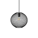 pendant luminaire NET 2 E27 IP20, black dimmable