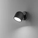 Ideal Lux Væglampe DODO 1-flamme GX53 IP20, sort dæmpbar
