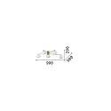 Ideal Lux Loftlampe HERMES 5-flammer G9 IP20, hvid dæmpbar