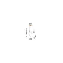 Pendel EQUINOXE G4 IP20, chrom 