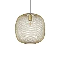 pendant luminaire NET 3 E27 IP20, gold dimmable