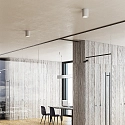 Ideal Lux overflade downlight NITRO D10 ROUND rund, stiv, med linseoptik, on/off IP20, hvid mat 
