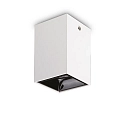 overflade downlight NITRO D10 SQUARE firkantet, stiv, med linseoptik, on/off IP20, hvid mat 
