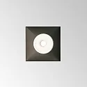 Ideal Lux Indbygnings loftlampe GAME TRIMLESS SQUARE firkantet, stiv, skylle, UGR < 19, omskiftelig IP40/IP20, sort 