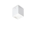 overflade downlight NITRO D04 SQUARE firkantet, stiv, med linseoptik, on/off IP20, hvid mat dæmpbar