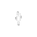 3-faset spot FOX 25W BIG / ON-OFF 940 justerbar, omskiftelig IP20
