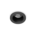Indbygnings loftlampe QUARK IP20, sort 