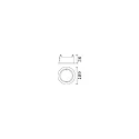 Ideal Lux Installationshus ZEUS rund, hvid