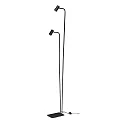 Standerlampe GINGER PT2 2-flammer GU10 IP20, sort 