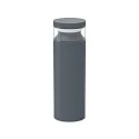 Fatningslampe BOEING H040 cylindrisk, omskiftelig, med diffuser IP65, antracit, mat 