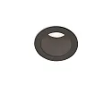 Indbygnings loftlampe QUARK rund IP20, sort 
