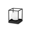 Bordlampe LINGOTTO TL1 BIG firkantet, med afbryder E14 IP20, sort mat 