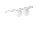 Loftlampe BINOMIO 2-flammer G9 IP20, hvid dæmpbar