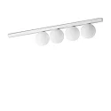 Loftlampe BINOMIO 4-flammer G9 IP20, hvid dæmpbar