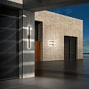 Ideal Lux Udendørs wall luminaire LINEA IP54, kaffebrun 
