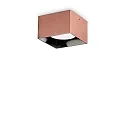 Loftlampe SPIKE PL1 SQUARE GX53 down, firkantet, stiv GX53 IP20, kobber, bruneret 