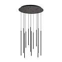 Pendel FILO 12-flammer IP20, sort 