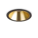 Indbygnings loftlampe GAME TRIM ROUND 120MM rund, UGR < 19, omskiftelig IP40/IP20, sort mat 