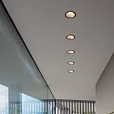 Ideal Lux Indbygnings loftlampe GAME TRIM ROUND 120MM rund, UGR < 19, omskiftelig IP40/IP20, sort mat 