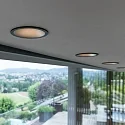 Ideal Lux Indbygnings loftlampe GAME TRIM ROUND 120MM rund, UGR < 19, omskiftelig IP40/IP20, sort mat 