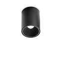 overflade downlight NITRO D08 ROUND rund, stiv, med linseoptik, on/off IP20, sort mat 