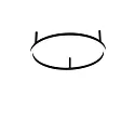 Loftlampe ORACLE SLIM D050 ON-OFF IP20, sort 