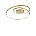 Loftlampe OZ PL ON-OFF rund, on/off IP20, messing børstet 