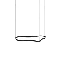 pendant luminaire WAVES-2 SP direct, switchable IP20, black matt 