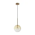 Pendel EQUINOXE D20 1-flamme G4 IP20, rav 