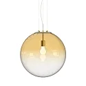 pendant luminaire MAPA CLEAR SP1 Ø50cm 1 flame E27 IP20, amber 