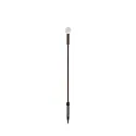 gorund spike luminaire TWIGGY SPHERE H90 IP65, coffee brown 