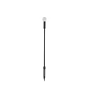 Jordspydslampe TWIGGY SPHERE H90 IP65, sort 