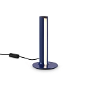 Ideal Lux table lamp DORICA TL1 with switch, with touch dimmer, fluted IP20, blue dimmable