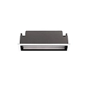 Indbygget downlight LIKA FI WALLWASHER D15 asymmetrisk, on/off, med kantbånd IP20, hvid mat 