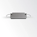 Ideal Lux Indbygget downlight LIKA FI WALLWASHER D15 asymmetrisk, on/off, med kantbånd IP20, hvid mat 