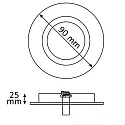 ISOLED Monteringsramme BRUSH TWO svingbar, drejelig, aluminium børstet