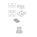 ISOLED connector, white