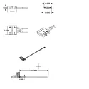ISOLED stik kontakt, hvid