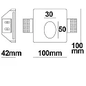 ISOLED Indbygningslampe G4 IP20, hvid