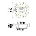 ISOLED LED lyskilde, hvid