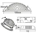 LED recessed downlight LUNA, indirect lightbeam, IP20, not dimmable, white