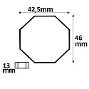 ISOLED Dæmper, hvid
