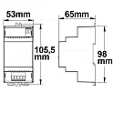 ISOLED Dæmper Sys-One, hvid