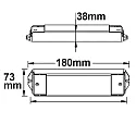 ISOLED Dæmper Sys-One, hvid