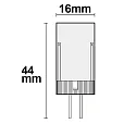 ISOLED LED lyskilde G4 33SMD G4 3,5W 380lm 4200K 270° CRI 80-89 